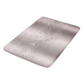 Roze Glitter Glans Fladderende Vlinder Badmat (Gekanteld)
