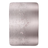 Roze Glitter Glans Fladderende Vlinder Badmat (Voorkant Verticaal)