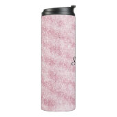 Roze Glitter Glans Thermosbeker (Gedraaid links)
