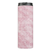Roze Glitter Glans Thermosbeker (Achterkant)