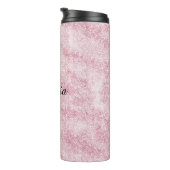 Roze Glitter Glans Thermosbeker (Geroteerd rechts)