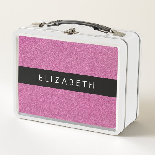 Roze Glitter, Glitter Achtergrond, Jouw naam (Voorkant)