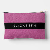 Roze Glitter, Glitter Achtergrond, Jouw naam Etui (Achterkant)