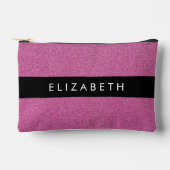 Roze Glitter, Glitter Achtergrond, Jouw naam Etui (Voorkant)