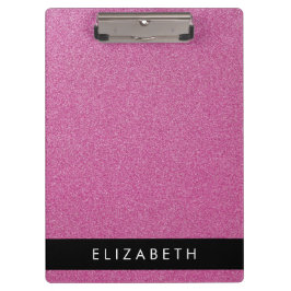Roze Glitter, Glitter Achtergrond, Jouw naam Klembord
