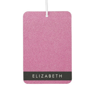 Roze Glitter, Glitter Achtergrond, Jouw naam Luchtverfrisser