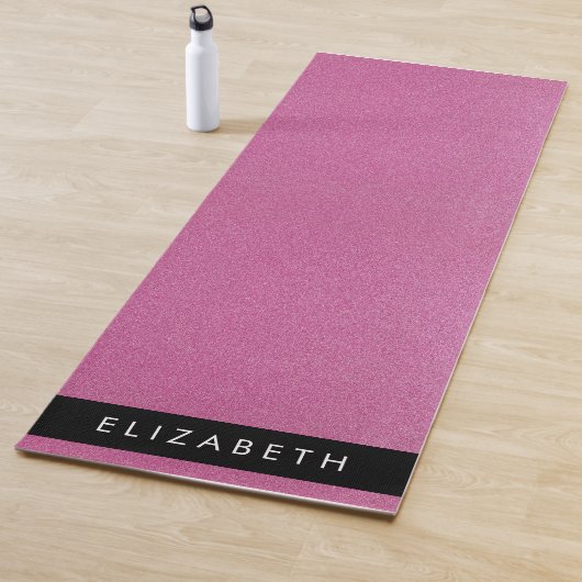 Roze Glitter, Glitter Achtergrond, Jouw naam Yogamat (In situ)