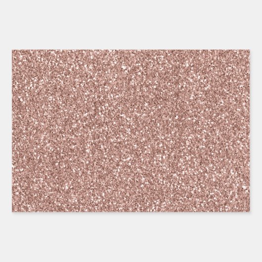 Roze Glitter Glitz sparkle Inpakpapier Vel (Voorkant 3)
