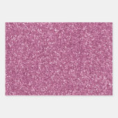 Roze Glitter Glitz sparkle Inpakpapier Vel (Voorkant)
