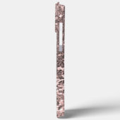 Roze Glitter-handgeschreven naam Case-Mate iPhone Case (Achterkant / Links)