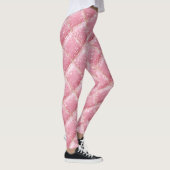 Roze Glitter Harlekijn Glam Leggings (Rechts)