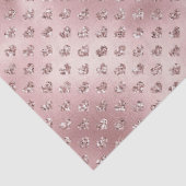 Roze glitter Hearts   Tissuepapier (Detail)