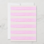 Roze Glitter Ice Cream Verjaardag uitnodiging (Achterkant)