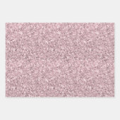 roze glitter inpakpapier vel (Voorkant 3)