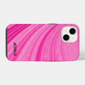 Roze Glitter iPhone Hoesje (Achterkant horizontaal)