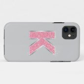 Roze Glitter K Case-Mate iPhone Case (Achterkant (horizontaal))