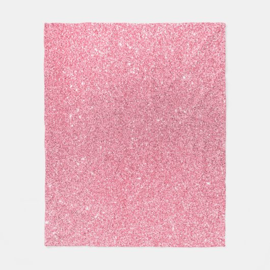 Roze glitter, kerst abstracte textuur. fleece deken (Voorkant)