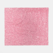 Roze glitter, kerst abstracte textuur. fleece deken (Voorkant (Horizontaal))