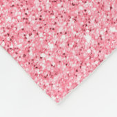 Roze glitter, kerst abstracte textuur. fleece deken (Hoek)