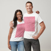Roze glitter, kerst abstracte textuur. t-shirt (Unisex)