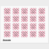 Roze Glitter Kijk Stripes opslaan de Stickers Datu (Vel)