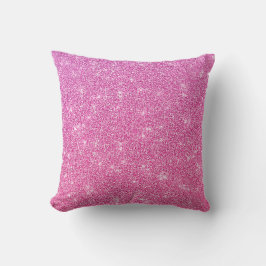 Roze glitter kussen