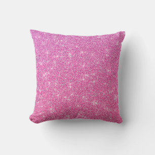 Roze glitter kussen