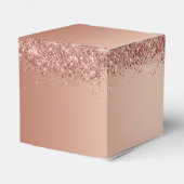 roze glitter lege voorverpakking bedankdoosjes (Achterkant)