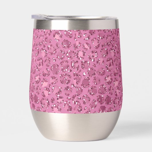Roze Glitter Leopard (Rechts)