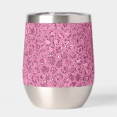 Roze Glitter Leopard (Achterkant)