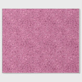 Roze Glitter Leopard Cadeaupapier (Vlak)
