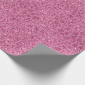 Roze Glitter Leopard Cadeaupapier (Hoek)