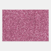 Roze Glitter Leopard Inpakpapier Vel (Voorkant 3)