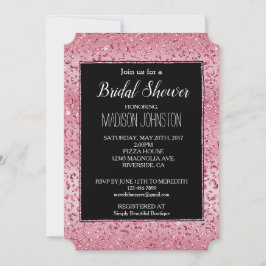 Roze Glitter Leopard Ombre Kaart