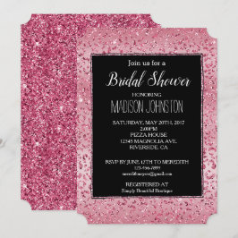 Roze Glitter Leopard Ombre Kaart