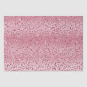 Roze Glitter Leopard Ombre Tissuepapier (Voorkant)