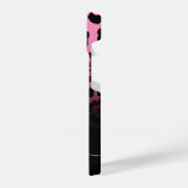 Roze Glitter Leopard Print iPhone Hoesje (Linkerkant)