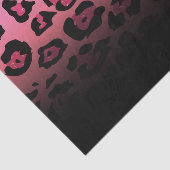 Roze Glitter Leopard Print Tissuepapier (Detail)