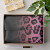 Roze Glitter Leopard Print Tissuepapier (Geschenk)