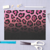 Roze Glitter Leopard Print Tissuepapier (Craft)