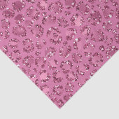 Roze Glitter Leopard Tissuepapier (Detail)