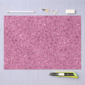 Roze Glitter Leopard Tissuepapier (Craft)