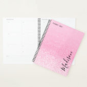 Roze Glitter Lichten op maat Planner (Display)