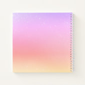 Roze Glitter Lief Mooi Dagboek Notitieboek (Achterkant)