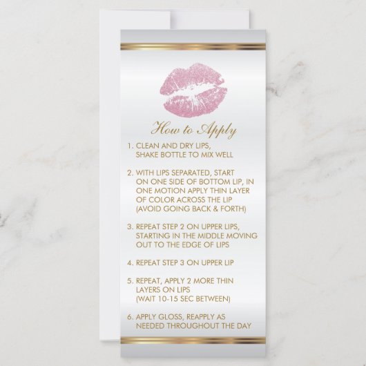 Roze Glitter Lip Instructies 2 (Voorkant)