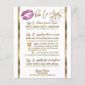 Roze Glitter Lip Instructies 2 Flyer (Voorkant)