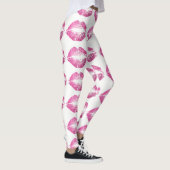 Roze Glitter Lippen Leggings (Rechts)
