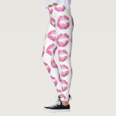 Roze Glitter Lippen Leggings (Links)
