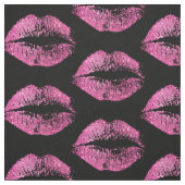 Roze glitter Lips Stof (Swatch)