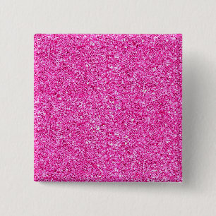Roze glitter look elegant, lege Sjabloon op maat Vierkante Button 5,1 Cm